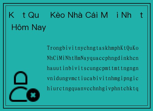 Kết Quả Kèo Nhà Cái Mới Nhất Hôm Nay